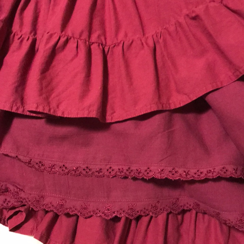 Beautiful three layers of ruffles
